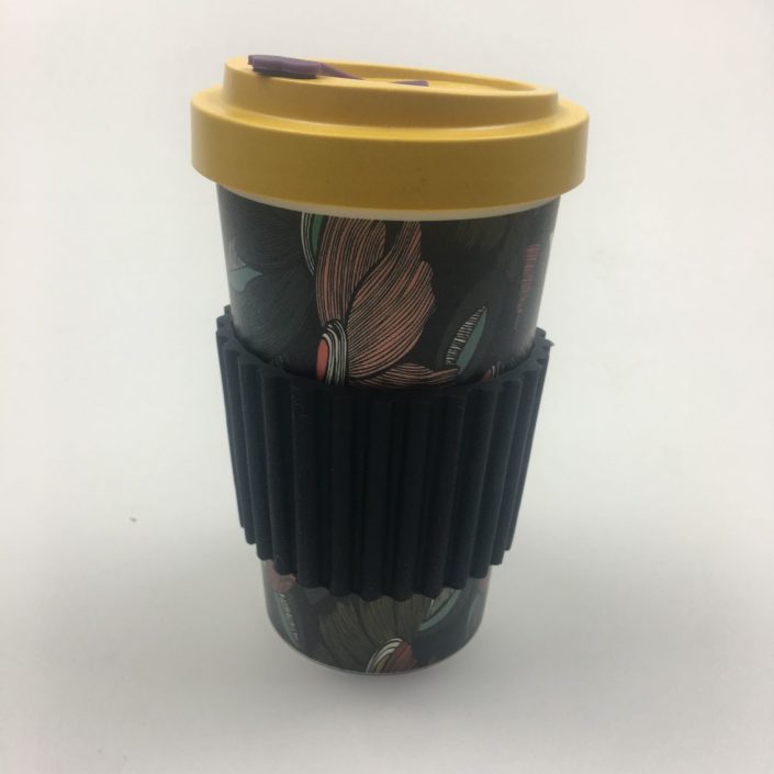 600ml JCBF Biodegradable Bamboo Fiber Recyclable Cup With Thicker Grip