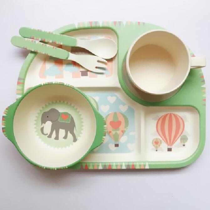 JCBF Eco Bamboo Fiber Wholesales Dinnerware Sets for Kids