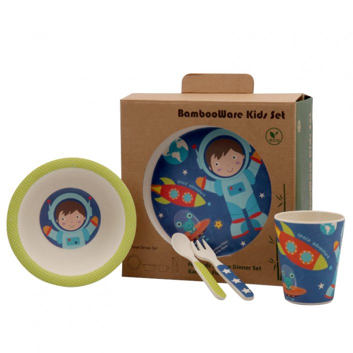 JCBF Eco-friendly Bamboo Fiber kids dinnerware